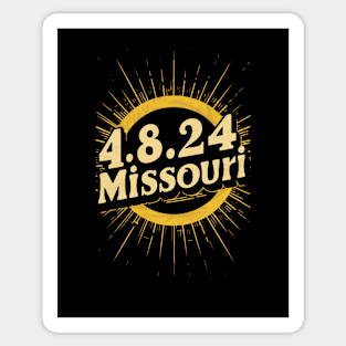 Solar eclipse apparel Missouri Sticker